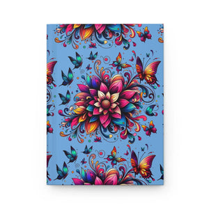 Cozy Matte Hardcover Journal - Butterfly 75x8 Size - Dipaliz - Journals