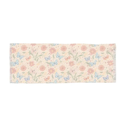 Butterflies And Flowers Light Scarf - All Over Prints