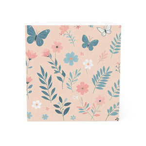 Vibrant Flowers Sticky Note Cube - 700 Sheet Desk Decor - Dipaliz - Notes