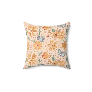 Vibrant Butterfly Pillow – Spun Polyester Square - Dipaliz - Throw Pillows