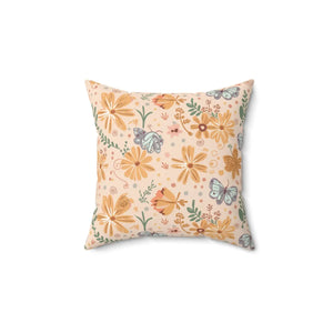 Vibrant Butterfly Pillow – Spun Polyester Square - Dipaliz - Throw Pillows