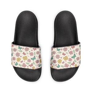 Trendy Sizzling Slide Sandals - Edge-to-edge Strap - Dipaliz