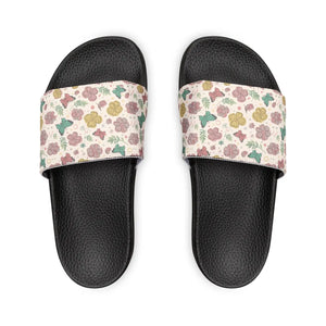 Trendy Sizzling Slide Sandals - Edge-to-edge Strap - Dipaliz