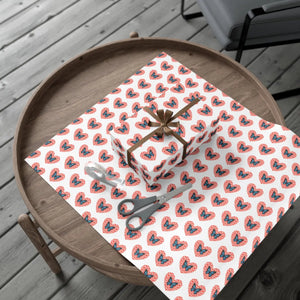 Whimsical Hearts Gift Wrap - Delightful Butterflies - Dipaliz - Wrapping Paper