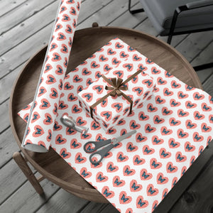 Whimsical Hearts Gift Wrap - Delightful Butterflies - Dipaliz - Wrapping Paper