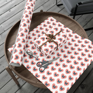Whimsical Hearts Gift Wrap - Delightful Butterflies - Dipaliz - Wrapping Paper