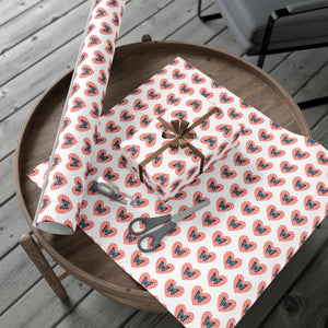 Whimsical Hearts Gift Wrap - Delightful Butterflies - Dipaliz - Wrapping Paper