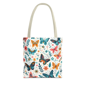 Butterfly Aop Tote Bag - Butterflies Pattern - Dipaliz - Bags