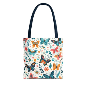 Butterfly Aop Tote Bag - Butterflies Pattern - Dipaliz - Bags
