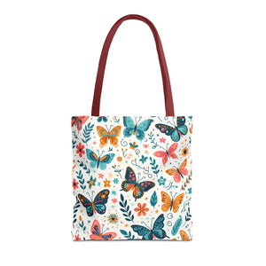 Butterfly Aop Tote Bag - Butterflies Pattern - Dipaliz - Bags