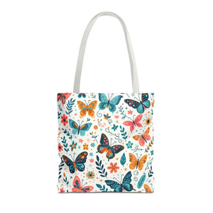 Butterfly Aop Tote Bag - Butterflies Pattern - Dipaliz - Bags