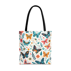 Butterfly Aop Tote Bag - Butterflies Pattern - Dipaliz - Bags