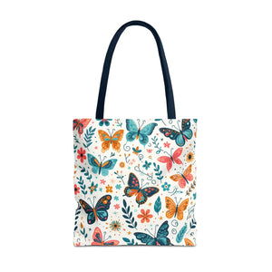 Butterfly Aop Tote Bag - Butterflies Pattern - Dipaliz - Bags