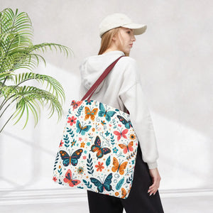 Butterfly Aop Tote Bag - Butterflies Pattern - Dipaliz - Bags
