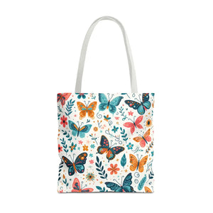 Butterfly Aop Tote Bag - Butterflies Pattern - Dipaliz - Bags