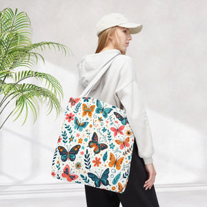Butterfly Aop Tote Bag - Butterflies Pattern - Dipaliz - Bags