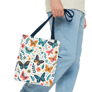 Butterfly Aop Tote Bag - Butterflies Pattern - Dipaliz - Bags