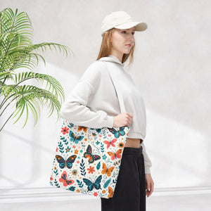 Butterfly Aop Tote Bag - Butterflies Pattern - Dipaliz - Bags