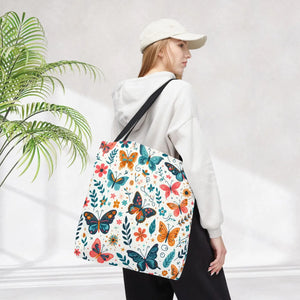 Butterfly Aop Tote Bag - Butterflies Pattern - Dipaliz - Bags