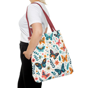 Butterfly Aop Tote Bag - Butterflies Pattern - Dipaliz - Bags