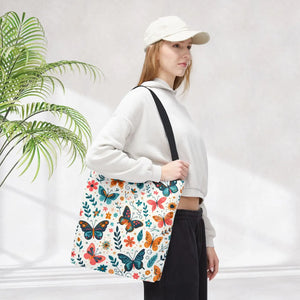 Butterfly Aop Tote Bag - Butterflies Pattern - Dipaliz - Bags