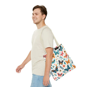 Butterfly Aop Tote Bag - Butterflies Pattern - Dipaliz - Bags