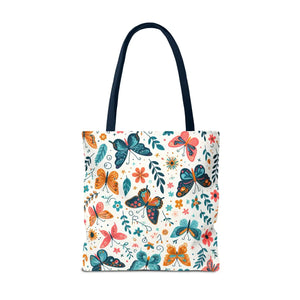 Butterfly Aop Tote Bag - Butterflies Pattern - Dipaliz - Bags
