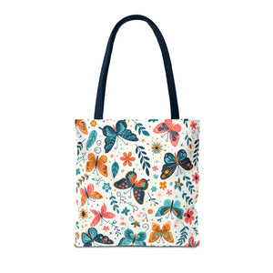 Butterfly Aop Tote Bag - Butterflies Pattern - Dipaliz - Bags
