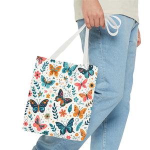 Butterfly Aop Tote Bag - Butterflies Pattern - Dipaliz - Bags