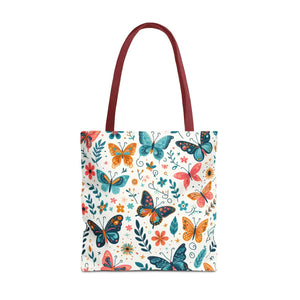 Butterfly Aop Tote Bag - Butterflies Pattern - Dipaliz - Bags