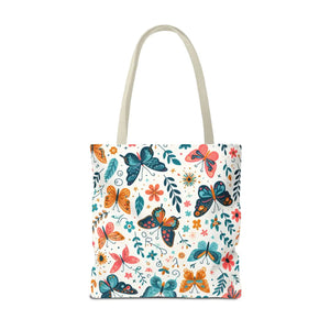 Butterfly Aop Tote Bag - Butterflies Pattern - Dipaliz - Bags