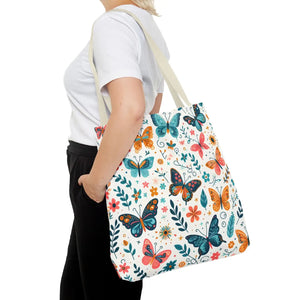 Butterfly Aop Tote Bag - Butterflies Pattern - Dipaliz - Bags
