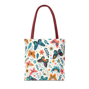 Butterfly Aop Tote Bag - Butterflies Pattern - Dipaliz - Bags