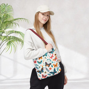 Butterfly Aop Tote Bag - Butterflies Pattern - Dipaliz - Bags