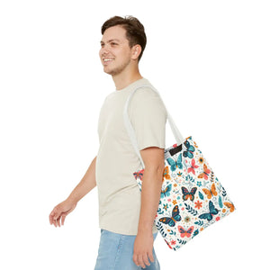 Butterfly Aop Tote Bag - Butterflies Pattern - Dipaliz - Bags