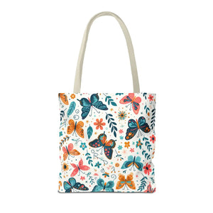 Butterfly Aop Tote Bag - Butterflies Pattern - Dipaliz - Bags
