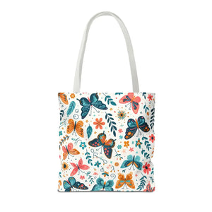 Butterfly Aop Tote Bag - Butterflies Pattern - Dipaliz - Bags