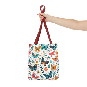 Butterfly Aop Tote Bag - Butterflies Pattern - Dipaliz - Bags