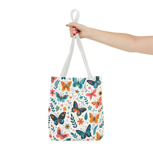 Butterfly Aop Tote Bag - Butterflies Pattern - Dipaliz - Bags