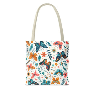 Butterfly Aop Tote Bag - Butterflies Pattern - Dipaliz - Bags