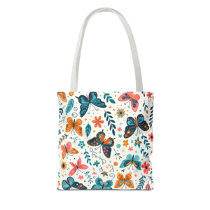 Butterfly Aop Tote Bag - Butterflies Pattern - Dipaliz - Bags