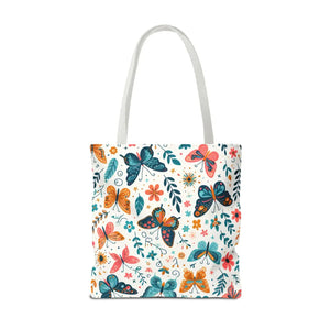 Butterfly Aop Tote Bag - Butterflies Pattern - Dipaliz - Bags
