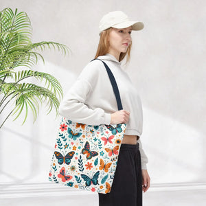 Butterfly Aop Tote Bag - Butterflies Pattern - Dipaliz - Bags