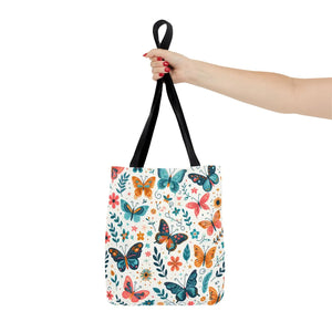 Butterfly Aop Tote Bag - Butterflies Pattern - Dipaliz - Bags