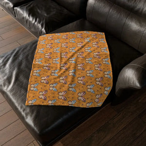 Soft Polyester Blanket - Butterfly Minky Cozy Comfort - Dipaliz - Blankets