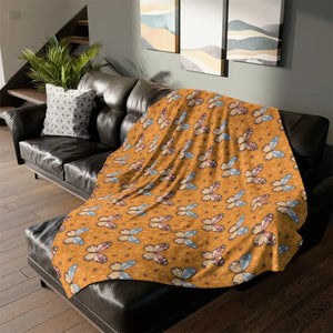 Soft Polyester Blanket - Butterfly Minky Cozy Comfort - Dipaliz - Blankets