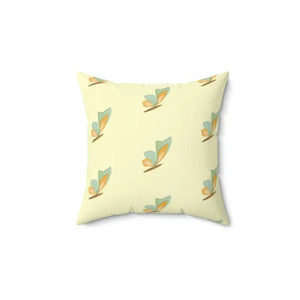 Butterflies Spun Polyester Square Throw Pillow - Dipaliz - Pillows