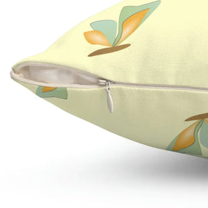 Butterflies Spun Polyester Square Throw Pillow - Dipaliz - Pillows