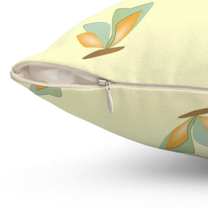 Butterflies Spun Polyester Square Throw Pillow - Dipaliz - Pillows