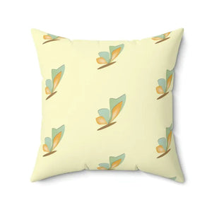 Butterflies Spun Polyester Square Throw Pillow - Dipaliz - Pillows